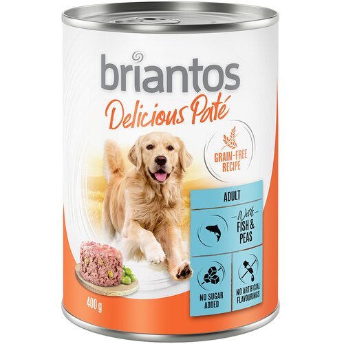 briantos 6 x 400 g Delicious Paté po posebnoj cijeni! - Riba i grašak Cijene