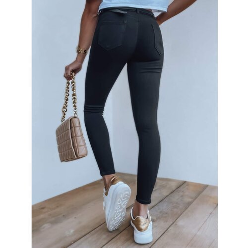 DStreet STINA women&amp;#039;s denim pants black UY1304 Slike