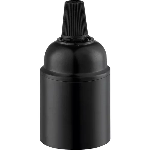  držač žarulje classic (E27, boja: crne boje, tekstil, Ø x v: 4 x 5,3 cm)