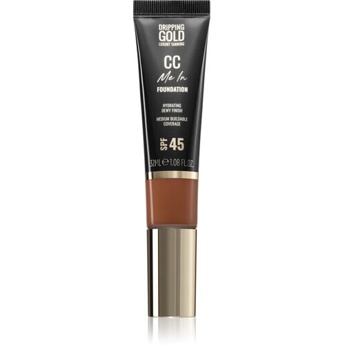 Dripping Gold CC Me In lahki tekoči puder SPF 45 odtenek Amber 09 32 ml Cene