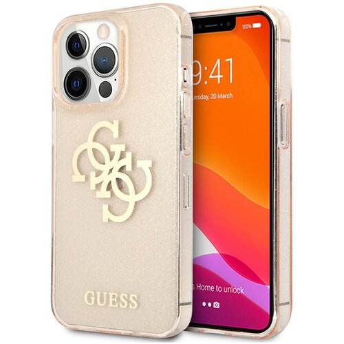  Maska za telefon Guess Hc Glitter Big za iPhone 13 Pro 6.1 zlatna (GUHCP13LPCUGL4GGO) Cene