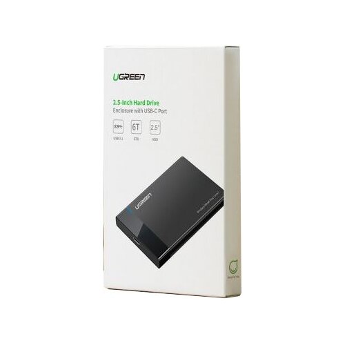Ugreen zunanje ohi&amp;scaron;je za disk 2.5 HDD Type C Port črno 50743 Slike