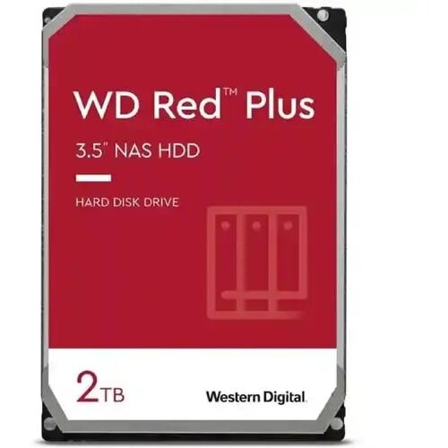 Western Digital Hard disk 2TB SATA3 WD20EFPX Red Plus Cene