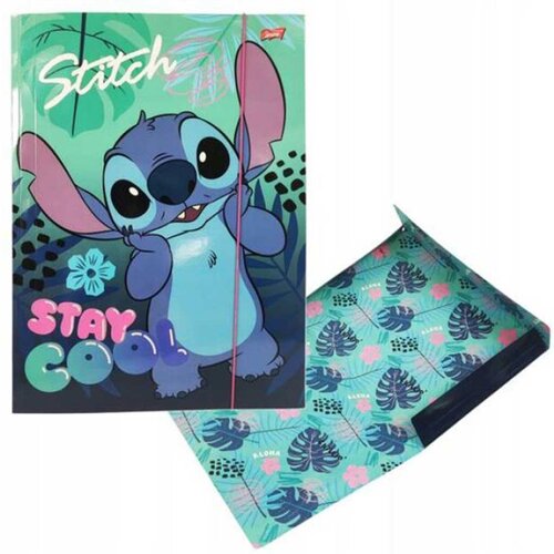 Unipap Disney Stitch Stay Cool mapa s gumicom, veličine A4 Slike