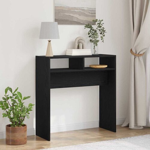  Konzolna stolica Crni hrast 78 x 30 x 80 cm Konstruirano drvo Cene