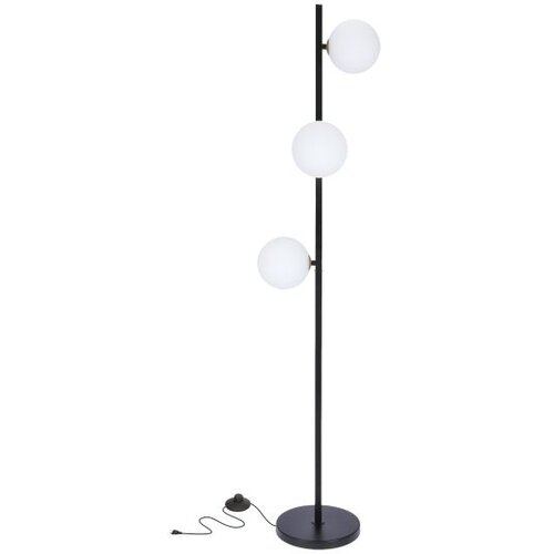 Candellux kama crna+zlatna 3X28W G9 bela abažur Cene