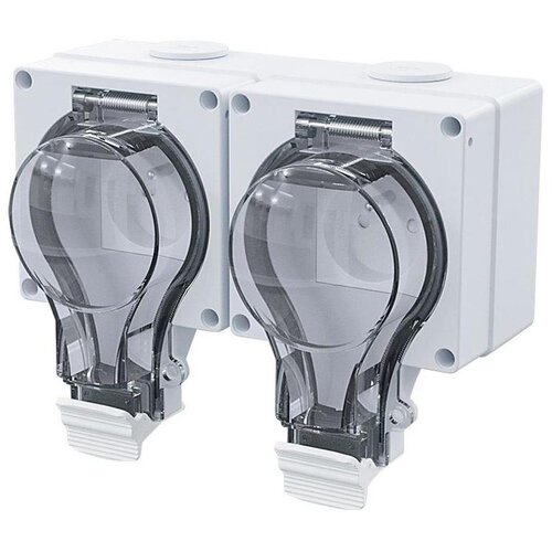 Solight 5B352 - Dupla utičnica za vlažna okruženja 230V/16A IP66 Slike