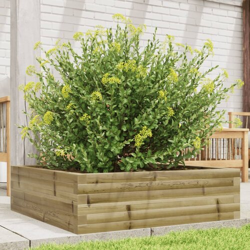 vidaXL Vrtna sadilica 80 x 80 x 23 cm od impregnirane borovine Cijene