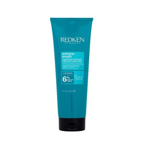Redken Extreme Length Triple Action Treatment maska za kosu za oslabljenu kosu za o&amp;scaron;tećenu kosu 250 ml Slike