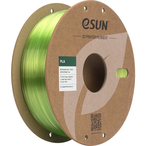 ESUN PLA-Clear Translucent Green - 1,75 mm / 1000 g Slike
