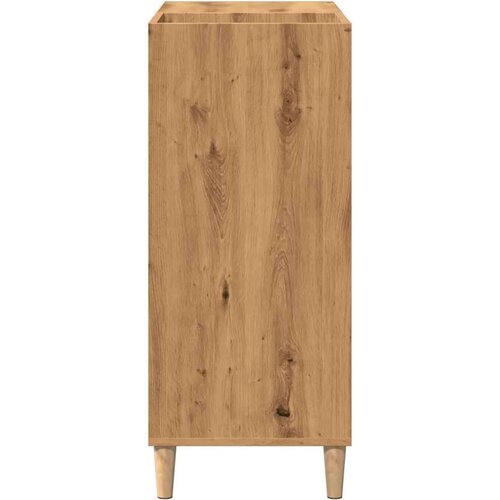 VidaXL Ormarić za ploče Artisan hrast 84,5x38x89 cm izrađeno drvo Slike