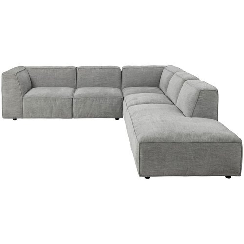 Bonami Selection svetlo siva modularna kotna sedežna garnitura Le Bonom Fairfield, desni kot, 266 cm Slike