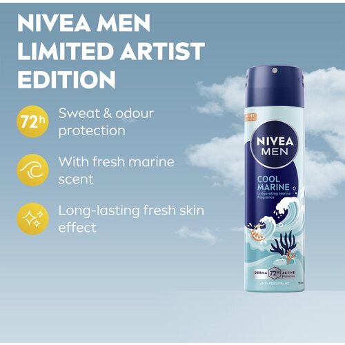 Nivea MEN Ultra Charge antiperspirant u spreju za mu&amp;scaron;karce 150 ml Slike