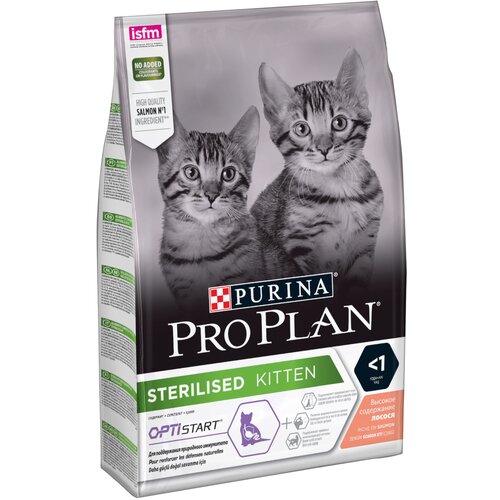 Pro Plan PURINA Sterilised Kitten bogata z lososom - 3 kg Cene
