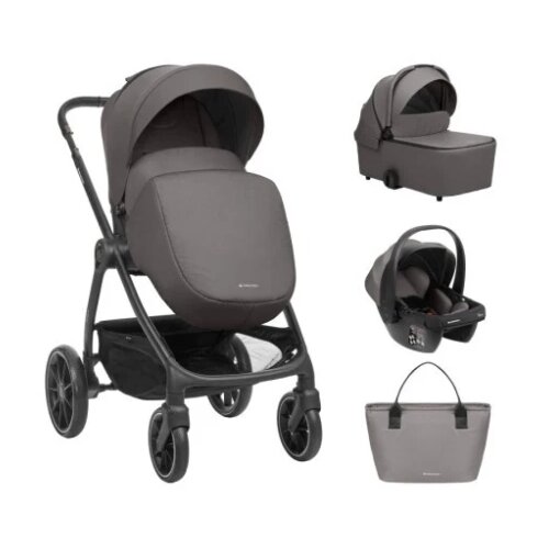 Kolica Modena 3in1 set sa I-SIZE autosedi&scaron;tem i tvrdom korpom Dark Grey KKB11224 Cene