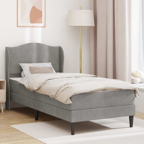  Okvir za krevet 2 kom. Svjetlosiva 90 x 190 cm Bar&amp;scaron;un - Svjetlosiva 90 x 190 cm Slike