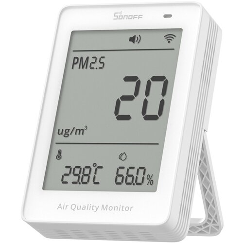 SONOFF WIFI LCD MERILNIK KAKOVOSTI ZRAKA AIRGUARD PM2.5 DOMAČI NADZOR, (5000261630) Slike