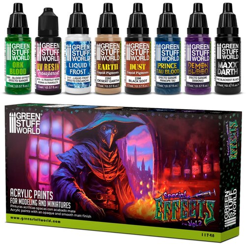 Green Stuff World Special Effects Paint Set Vol. 2 | Set efekt boja Specijalni efekti Vol. 2 Slike