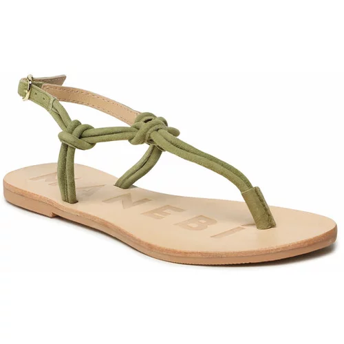 Manebi Sandali Suede Leather Sandals V 2.0 Y0 Khaki