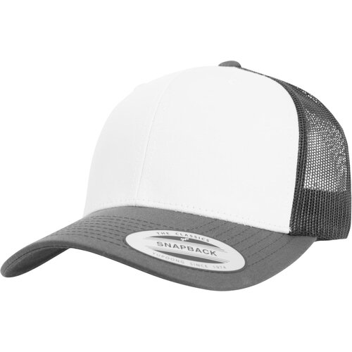 Flexfit Retro Trucker Colorful Front Dark Grey/White/Dark Grey Slike