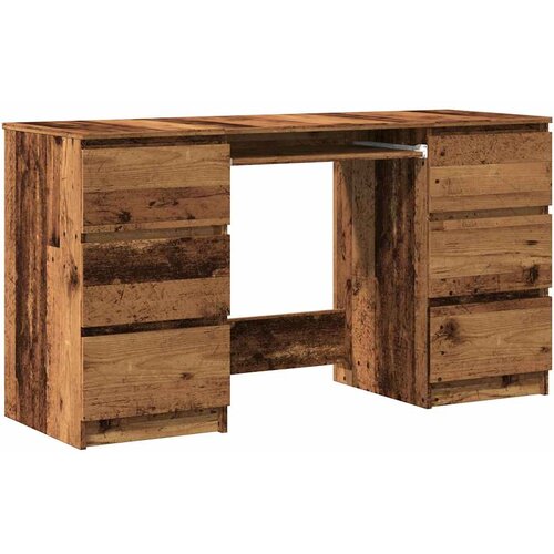 Maison Chic Pisalna miza - pisarniška miza - Računalniška miza starinski les 140x50x77 cm inženirski les, (21785547) Cene