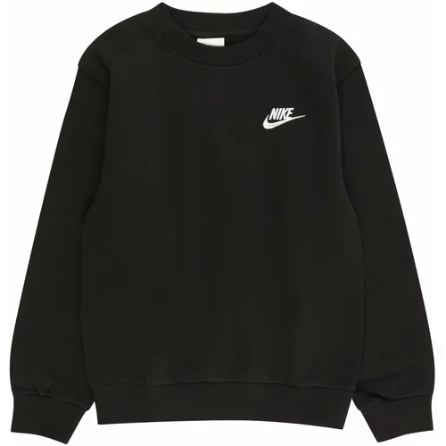 Nike Sportswear Majica 'Club Fleece' črna / bela