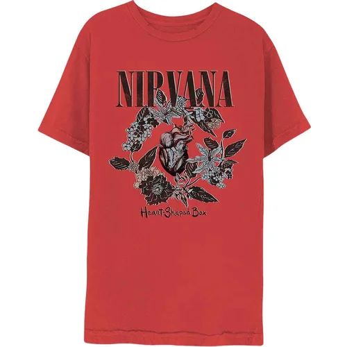 Nirvana Košulja Heart-Shaped Box Red L