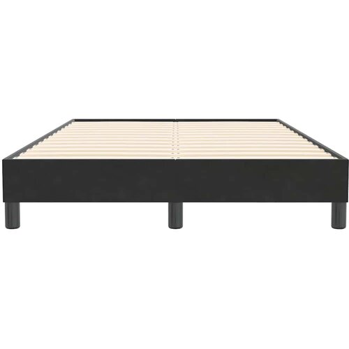 VidaXL Okvir kreveta bez madraca crni 120x210 cm bar&amp;scaron;un Slike