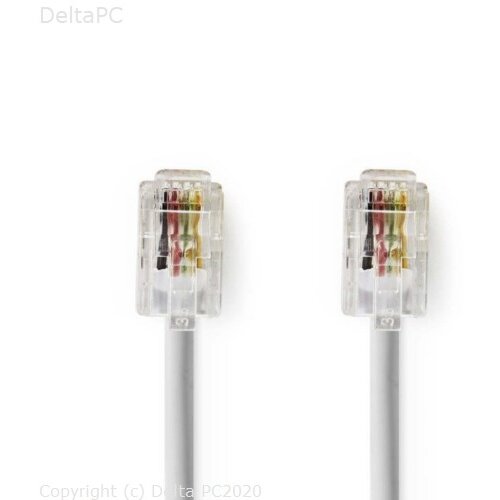 Nedis Spiralni Telefonski Kabel RJ10 Muski - RJ10 Muski 2.0m Cijene