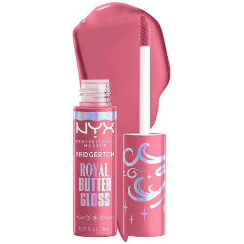 NYX Professional Makeup Bridgerton royal butter gloss sjaj za usne angel food cake Slike