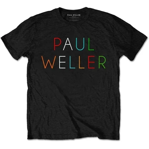 Paul Weller Košulja Multicolour Logo L Crna
