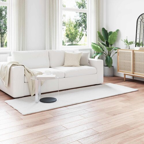  Protuklizni tepih od umjetnog zečjeg krzna OLITE Bijela 80 x 250 cm Cene