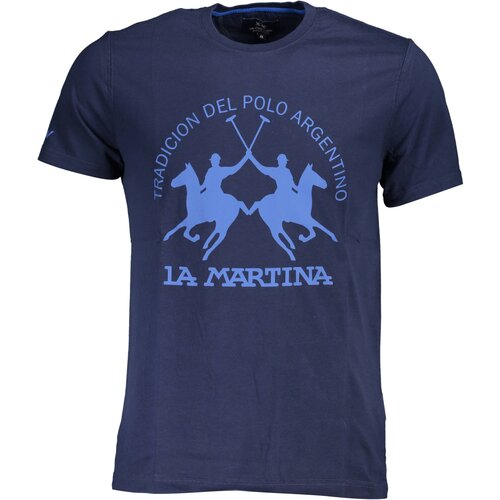 La Martina MEN&amp;amp;#39;S SHORT SLEEVE T-SHIRT BLUE Slike