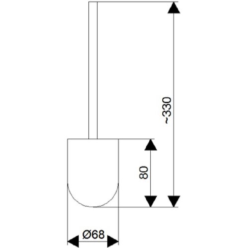 Rosan četka za wc JM908 - JZ908 - 1908 Slike