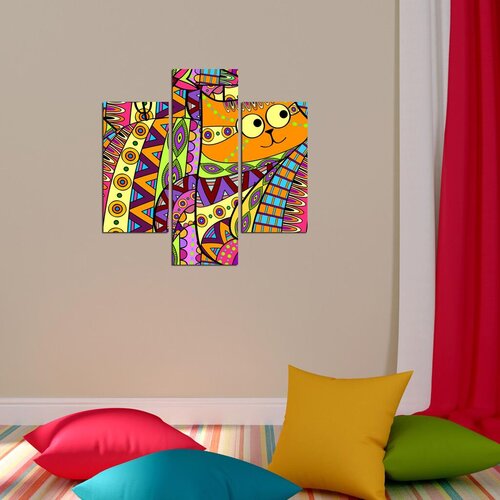 Wallity Set slika 3MDF-088, 3 Dela Cene