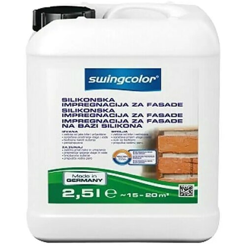 SWINGCOLOR Silikonska impregnacija za fasadu (2,5 l, 15 - 20 m²) Cijene