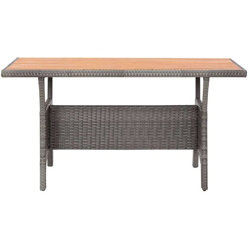 VidaXL Vrtni stol sivi 120 x 70 x 66 cm od masivnog bagremovog drva Slike