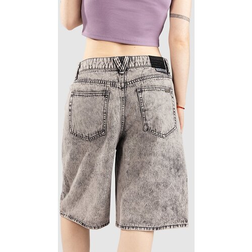Volcom Beeggy Denim Kratke hlace grey vintage Slike