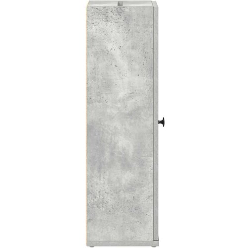 VidaXL Kupaonski ormarić s držačem za role boja betona 20,5x22x72 cm Slike