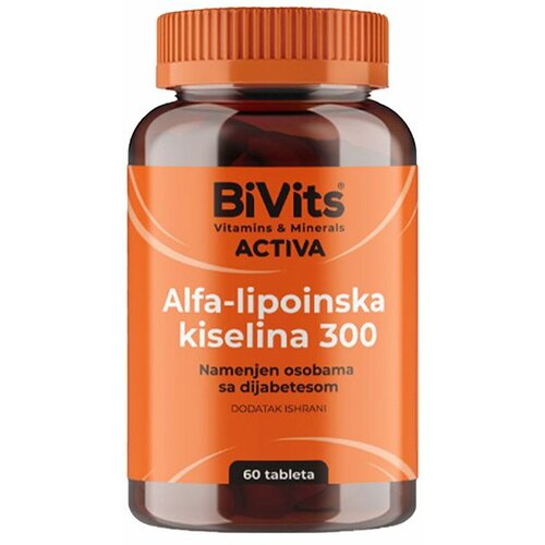 BiVits Activa Alfa-lipoinska kiselina 300 tablete A60 Slike