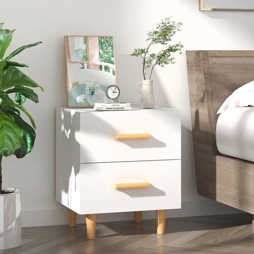 vidaXL noćni ormarić bijeli 40 x 35 x 47,5 cm Cijene