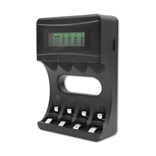 Qoltec Punjač za baterije, USB, AA/AAA, 1800mA Cene