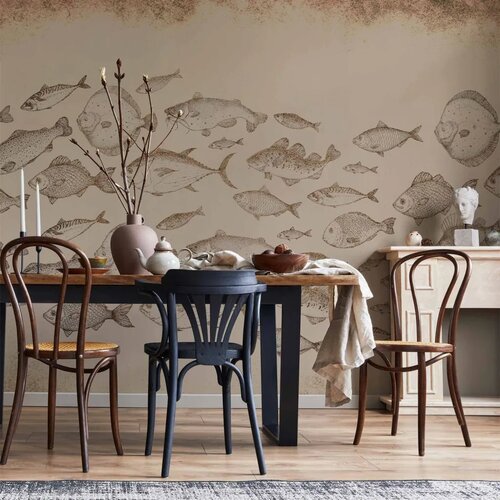  Foto tapeta - Subtle fish 350x256 Standard Slike