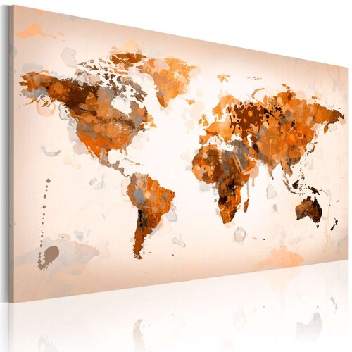  Slika - Map of the World - Desert storm 120x80 Slike