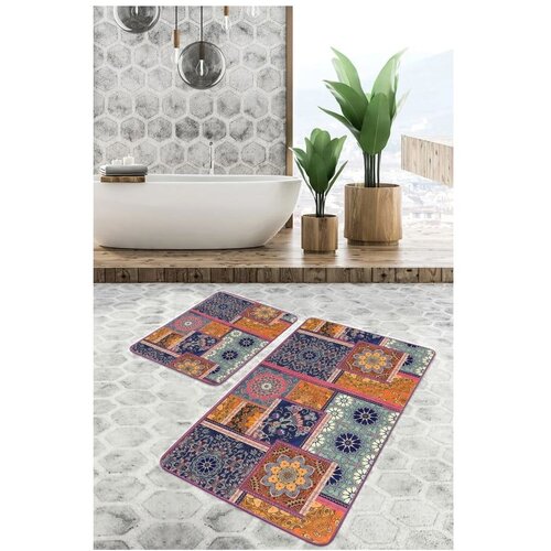 Mila Home Žametne kopalni&amp;scaron;ke preproge v kompletu 2 ks 60x100 cm &amp;ndash; Slike