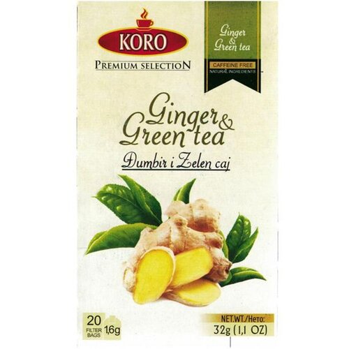 KoRo đumbir &amp;amp; zeleni premium čaj Slike