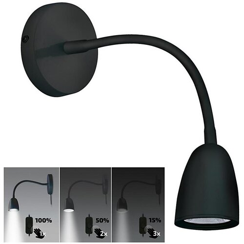  Brilagi - LED prigušiva zidna lampica LED/4W/230V crna Cene