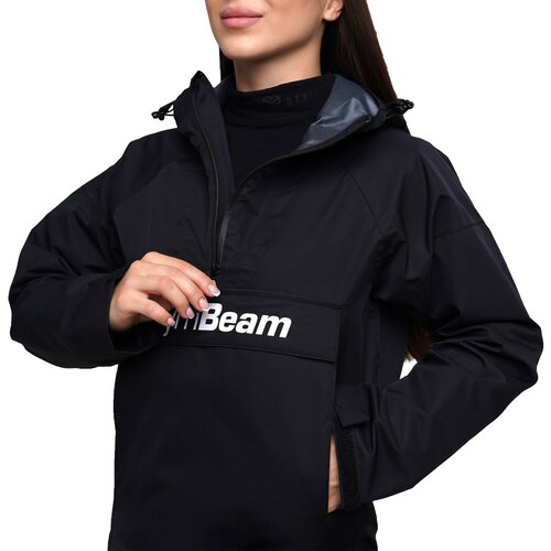 GymBeam women&amp;lsquo;s rain smock jacket blac Slike