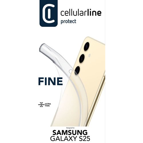 Cellular Line Fine silikonska maskica za Samsung Galaxy S25 Slike