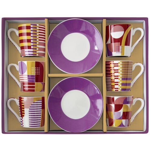 Easy Life geometric art 12v1 set skodelic za kavo Slike